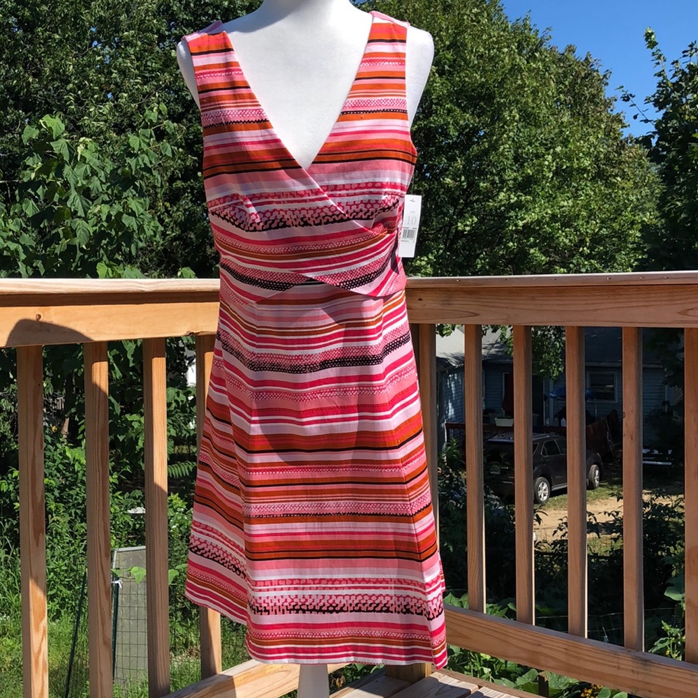 NWT Donna Morgan striped dress